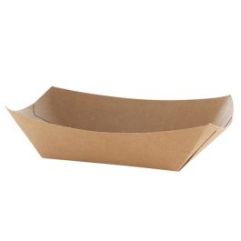 BANDEJA KRAFT MEDIANA 8,5x13,5x5,5cm.27oz.(uxc300)