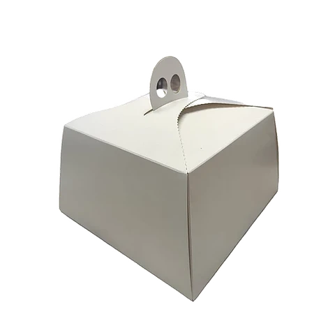 CAJA PANETON BLCA. ALTA(uxc50)(21,5x21,5x12cm)
