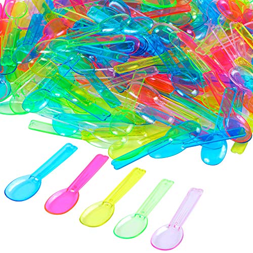 CUCHARA HELADO x 1000u.Colores 7,5cm.(uxc.6)