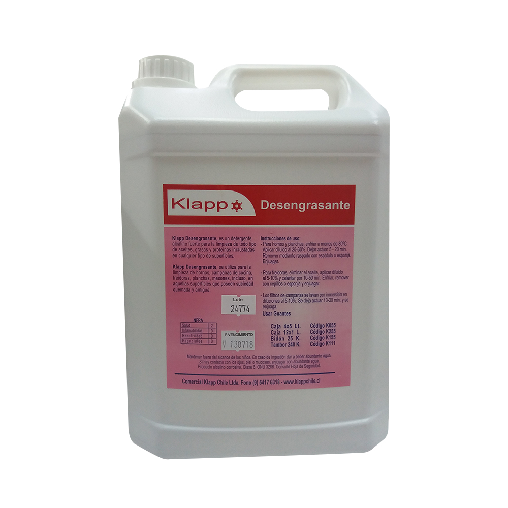DESENGRASANTE 5LT KLAPP