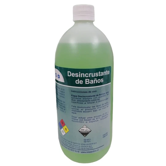 DESINCRUSTANTE BAÑO 1LT.KLAPP