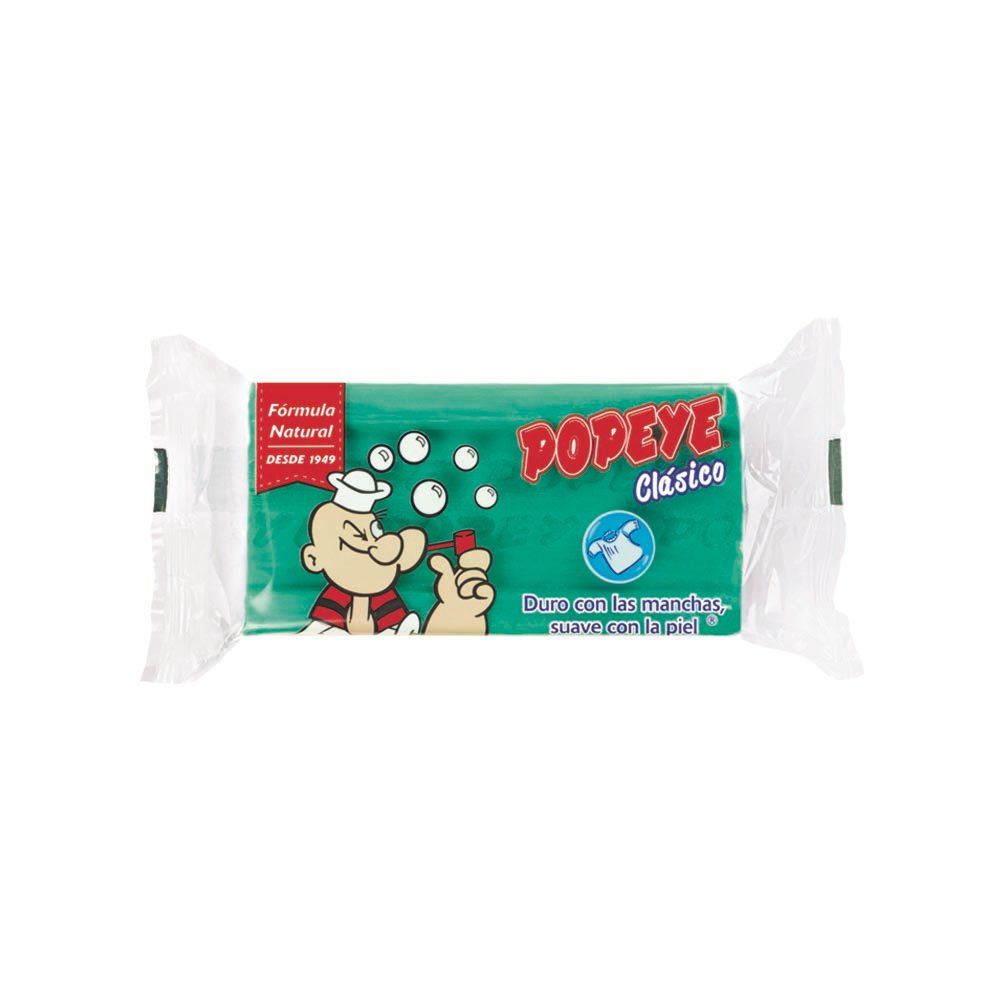 JABON POPEYE VERDE CLASICO 170grs.