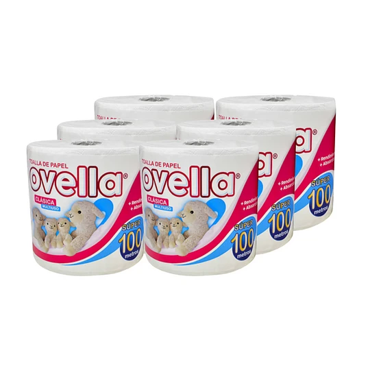 MANGA TOALLA PREPIC.x100mt.x6R.Ovella