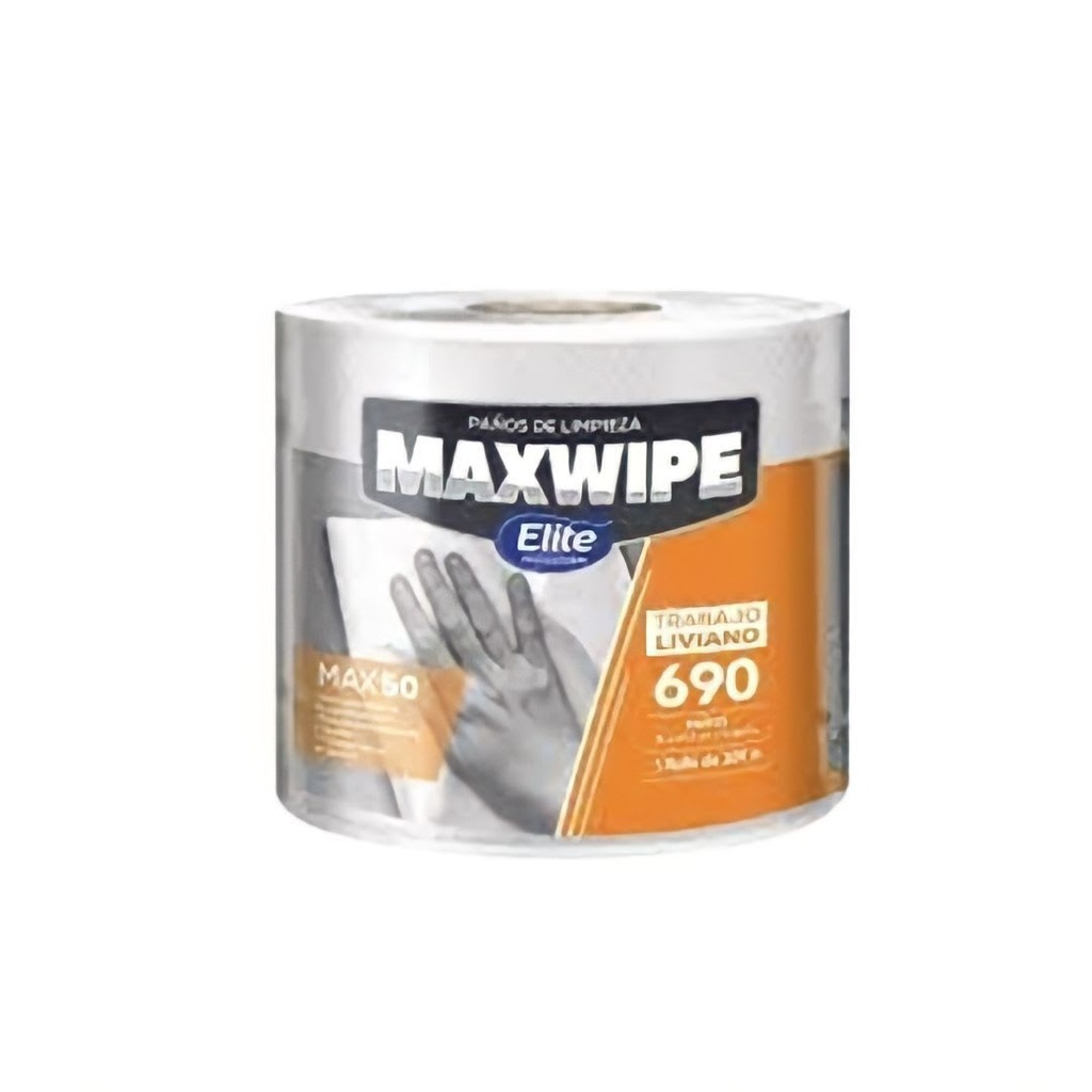 MAXWIPE 50 TRAB.LIVIANO 690 PAÑOS