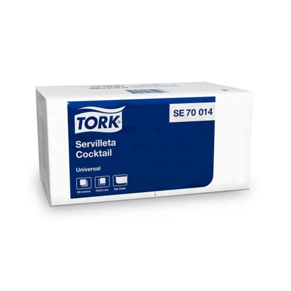 PQTE.SERVILLETA COCTEL TORK 200u.