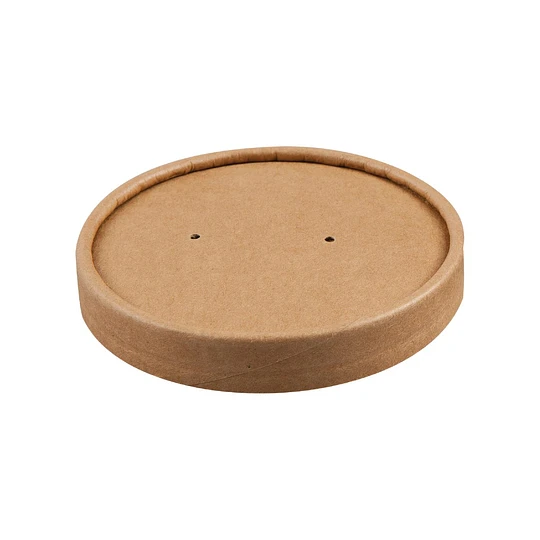 TAPA POTE KRAFT PAPEL 8-12oz.x25u.(uxc500)