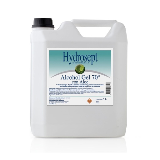 ALCOHOL GEL 5LT.Difem