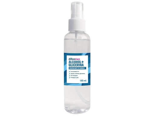 ALCOHOL+GLICERINA 140ml.(uxc20)Difem