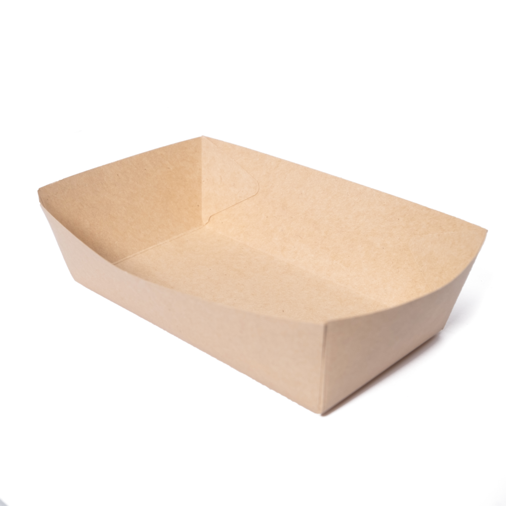THE BOX DELIVERY BANDEJA KRAFT L 12x20x5cm (1700ml.)(uxc500)
