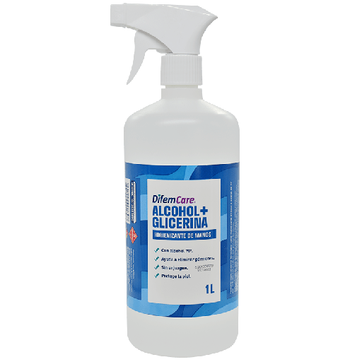 [4220] ALCOHOL+GLICERINA 1LT. C/GAT(uxc12)Difem