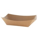 BANDEJA KRAFT MEDIANA 8,5x13,5x5,5cm.27oz.(uxc300)