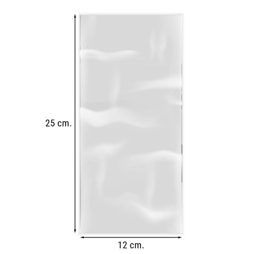 [2025] BOLSA CELOFAN 12x25cm.(uxp100)