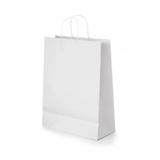 [6258] BOLSA P.BLANCA C/MANILLA S (32x22x10)(uxc400)