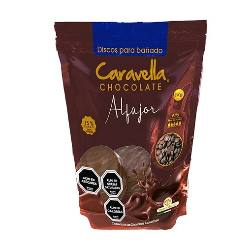 [0039] COBERTURA DISCO ALFAJOR 1Kg.(Semi-amargo)(uxc12)