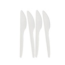 CUCHILLO PLASTICO BLANCx100u.15,5cm.