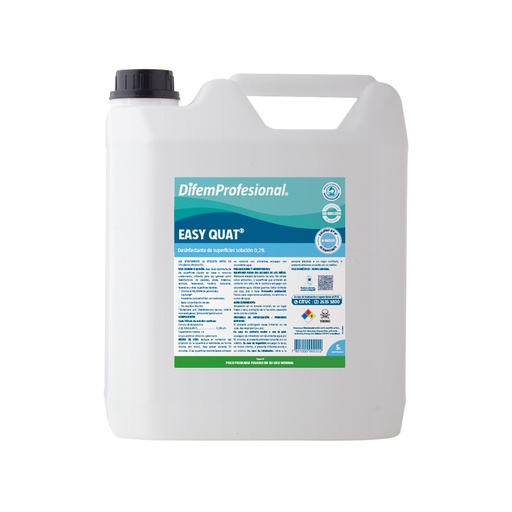 [4453] EASY QUAT 5LT.Amoniocuat.Difem