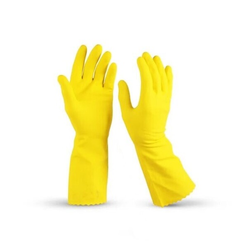 [9901] GUANTE LATEX AMARILLO T-S