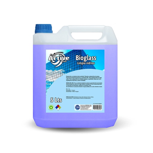 [1063] LIMPIAVIDRIO 5LT. Active