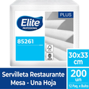 PAQTE.SERVILLETA MESA ELITE x200u.(30x33cm).