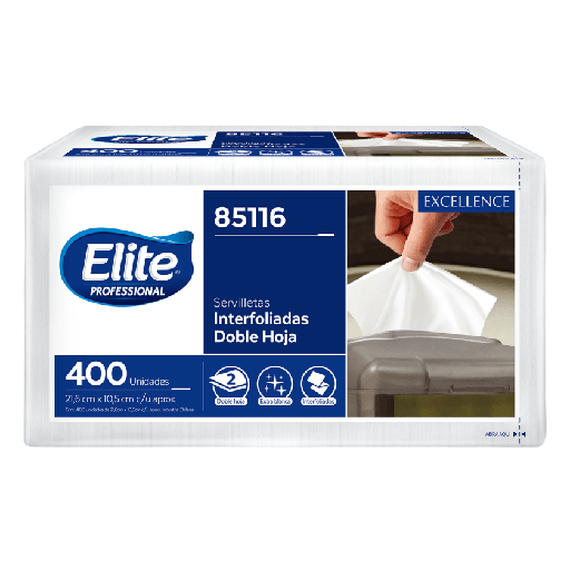[2022124] PQTE.SERVILLETA INTERFOLIADA X400U.Elite