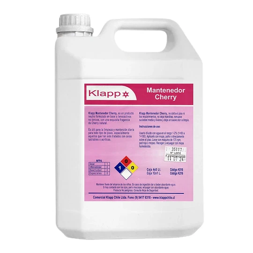 [2013] MANTENEDOR CHERRY 5LT.KLAPP