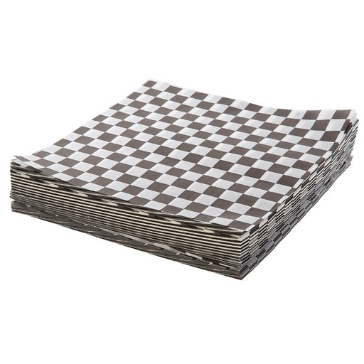 [16910] PAPEL ANTIGRASA BLANCO/NEGRO 30x30cm(uxp1000)
