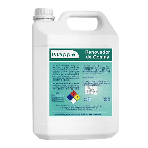 [K044] RENOVADOR DE GOMAS 5LT KLAPP