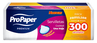 [2045] PAQTE.SERVILLETA PROPAPER COCTELx300u.