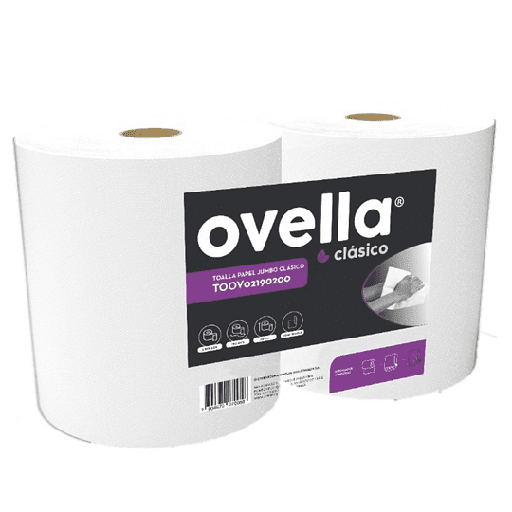[2103] TOALLA JUMBO 2x250mt.Ovella