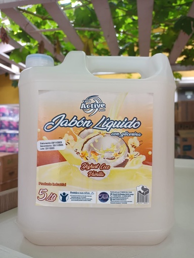 [1152] JABON COCO VAINILLA. 5lt.Active